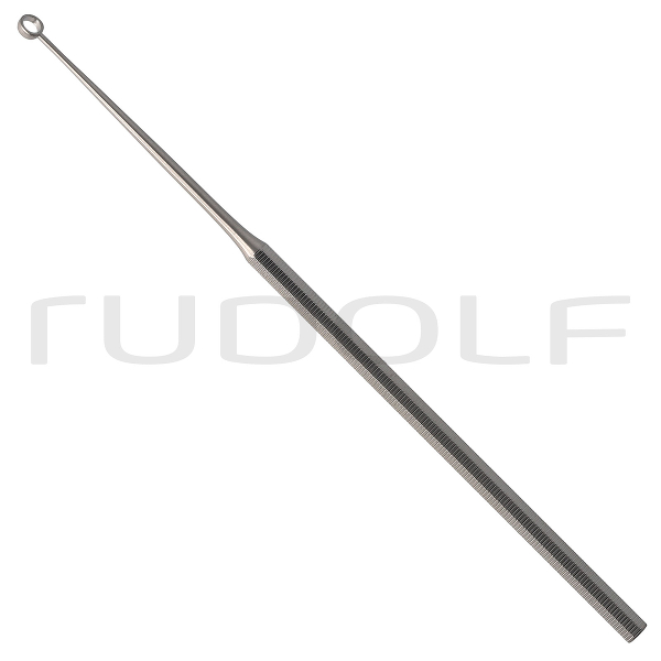 RU 7902-04 / Curette Buck, Figure 4,Straight, Sharp, I Ø 3.3 mm, O Ø 4.5 mm, 14.5 cm - 5 3/4"