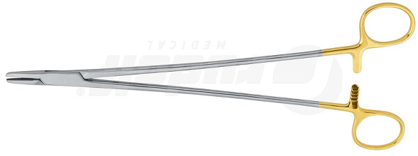 RU 6062-27 / Needle Holder Masson, TC, Str. 27cm, 10 1/2"