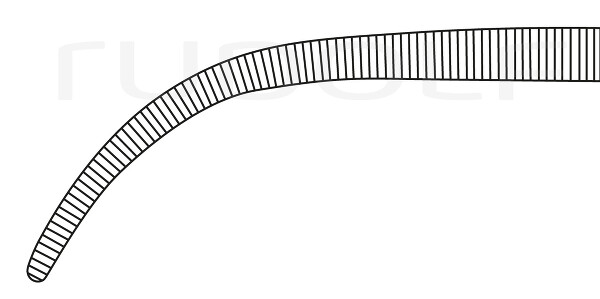 RU 3294-27 / Pinza Per Leg. Overholt-Geissendörfer 27,0 cm