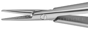 RU 5868-18 / Micro-Porte-Aiguille Reill, Manche Rond Droit, Sans Blocage, 15,5 cm