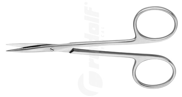 RU 1542-11 / Forbice Delicata, Ac/Ac, Retta 11,5 cm