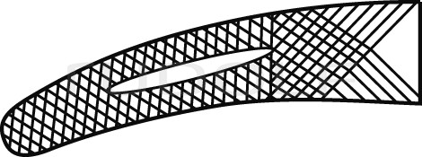 RU 6001-16 / Porte-Aiguille Mayo-Hegar, Droit, 16 cm