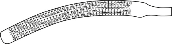 RU 6800-10 / Leberklemme Beckurts, 24,5 cm, Kleines Modell