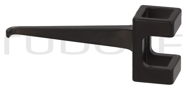 RU 6431-44 / Crochet MC Culloch, Noir, 1 Pce 40mm
