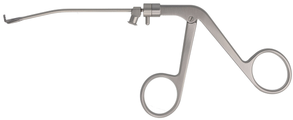 RU 8112-61 / Mikro-Antrumstanze, 360° Drehbar, Rückw. Schneidend, Schaft N. Unten Gebogen, 2 mm, (Nl) 10 cm, mit LUER-LOCK