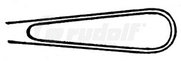 RU 7281-01 / Gourdet Ut. Scoop, 6mm, 28cm