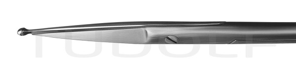 RU 1705-11 / Forbice Vascolare, Retta, Bottonuta 11,5 cm