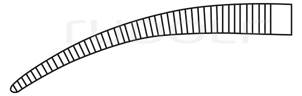 RU 3079-14 / Pinza Emostatica Coller-Crile, Curva 14,0 cm