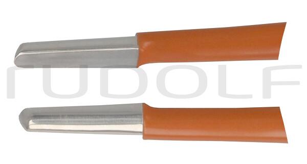 HF520-159 / Bipol. Pinzette, Flachstecker, Bayonettf., 18cm, 2,0mm, Non-Stick