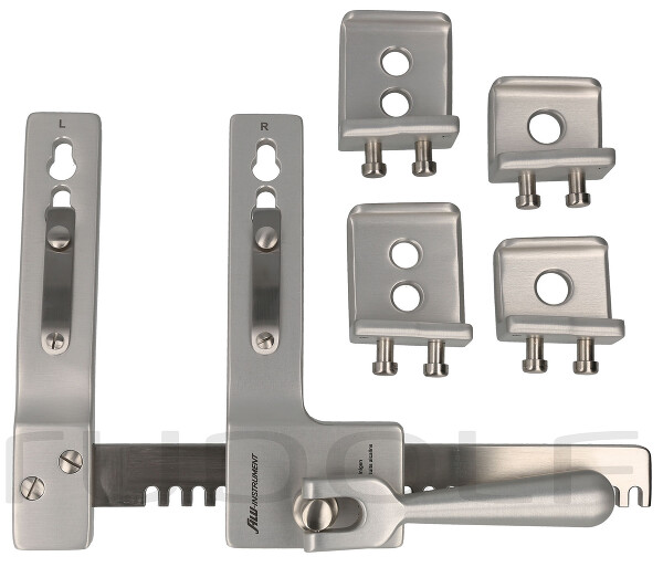 RU 7528-00 / Divaricatore Costale Burford Per Bambini in Alluminio, 48/42/135mm, 34x42x135mm