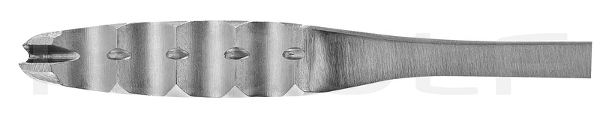 RU 3800-27 / Dressing Forceps Ulrich, Straight, with Ratchet, (L) 27 cm - 10 1/2"