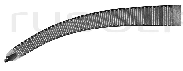 RU 3031-16 / Pinza Hemostática Kocher Curva, 1x2 Dientes, 16 cm