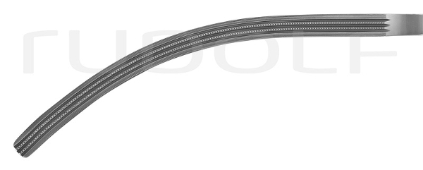 RU 6535-23 / Darmklemme Doyen, Atrauma, Gebogen, (L) 23 cm