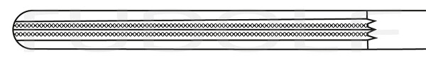 RU 6534-16 / Pinza Intestinale Doyen-Atrauma, Retta 16cm