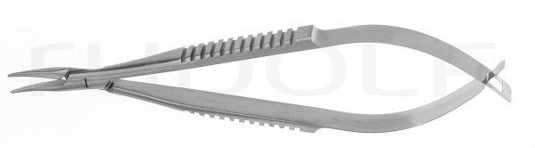 RU 5957-09 / Needle Holder Castroviejo Cvd., W/O. Ratchet, 0,5mm, 9cm, 3 1/2"