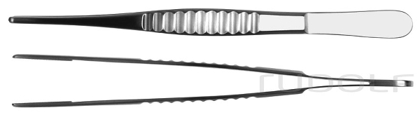 RU 7582-16 / De Bakey Atrauma Forceps, 2,7mm
, Str., (L) 15 cm - 6"