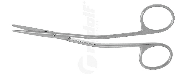 RU 2130-13 / Nasenschere Fomon, Abgewinkelt, 13 cm