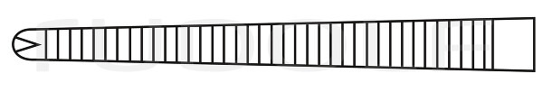RU 3074-16 / Pince Hémostat. Crile-Rankin,  Droite 1 x 2 Dents, 16 cm