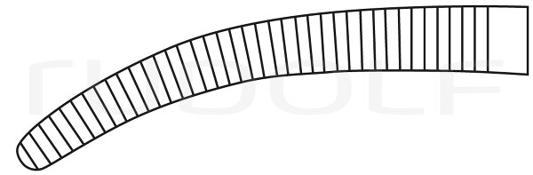 RU 3381-18 / Pinza Emostatica Spencer-Wells, Curva 18,0 cm