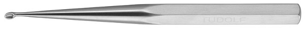 RU 5351-32 / Bruns Bone Curette, Fig. 2, 4.8 x 7.5 mm, (L) 23 cm - 9"