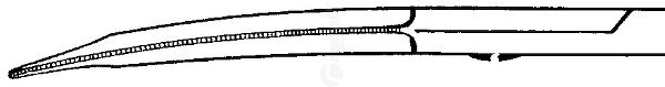 RU 1683-19M / Schere Freeman-Gorney, Geb., MC 19,0 cm