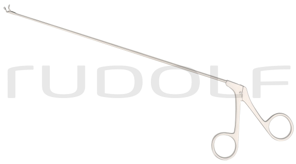 RU 8650-04/19 / Lar. Grasp. Fcps, Cvd. Up Lft, TH-MOV Shaft Length 23cm
/9", Conicø2/3mm
, Jaw 2mm

