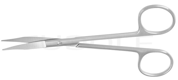RU 2901-13 / Forbice Goldmann-Fox, Curva, Dentellata 13,0 cm