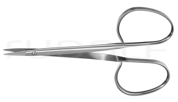 RU 2478-02 / Forbice Delicata, Ribbon Type, Ac/Ac, Retta 9,5 cm
