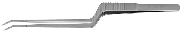 RU 4078-31G / Pinza Microgrip, Baionetta, Angol. 40° 19,0 cm