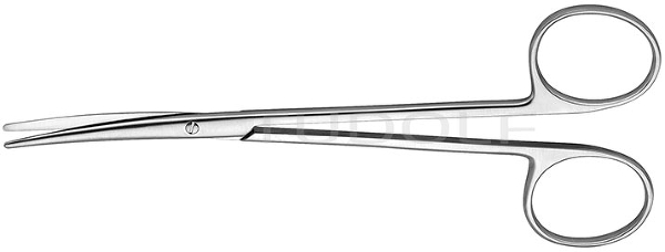 RU 1291-14 / Dissecting Scissors Metzenbaum-Fino, Curved, 14.5 cm - 5 3/4"