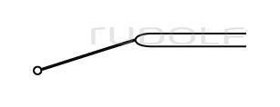 RU 8835-11 / Probe with Ball Tip, Jacobsen 18,5 cm - 7 1/4"