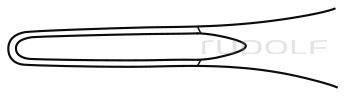RU 5605-03 / Hohlmeisselzange, Echlin 23 cm, 3 mm