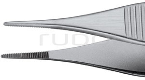RU 4034-12 / Pinza Anatomica Micro-Adson, Retta 12,0 cm