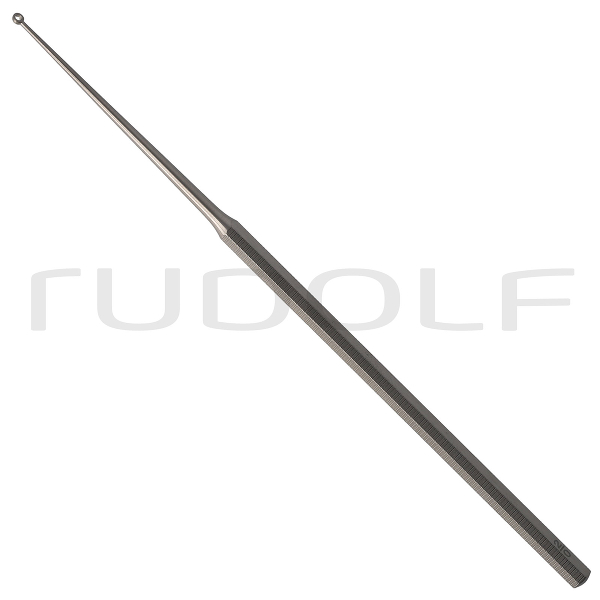 RU 7900-20 / Curette Buck, Figure 00,Straight, Blunt, I Ø 1.15 mm, O Ø 2 mm, 14.5 cm - 5 3/4"