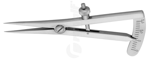 RU 9610-15 / Compas Castroviejo, 15 mm, 8,5 cm