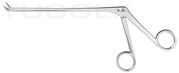 RU 8091-11 / Weil-Blakesley Ethmoid Forceps, 45° Angl. Up, 3.0 mm, (Wl) 17cm - 6 3/4"