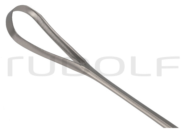 RU 7322-20 / Curette Utérine Recamier, Rigide Tranchante, 31,0 cm, Fig. 10, 20 mm