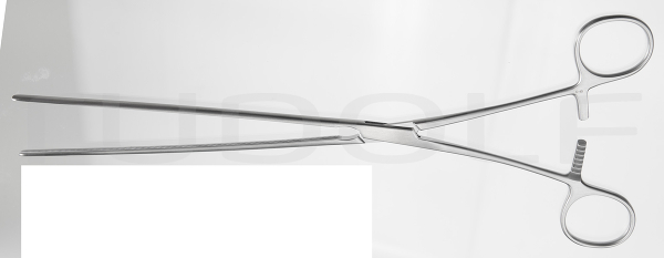 RU 6552-28 / Darmklemme Kocher, Atrauma, Gerade, (L) 28 cm