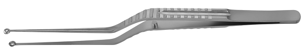 RU 4078-10 / Tumor- and Vessel Forceps Hunt, Bayonett 20 cm, 8 ", Ø 5 mm