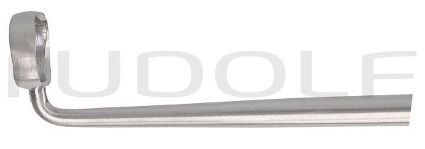 RU 8846-23 / Mikro-Ringkürette, Abgew. 90° 24 cm, Ø 5 mm