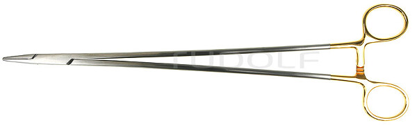 RU 6054-81 / Needle Holder De Bakey-Fine, TC, Str. 31cm, 12 1/4"