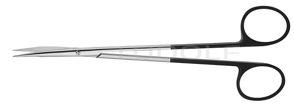 RU 1581-18M / Dissecting Scissors, Reynolds, Cvd, Sc 18 cm - 7"