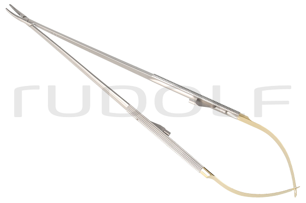 RU 5866-53 / Portaghi Castroviejo/Barraquer, Curvo TC, Con Cremagliera, 23cm
