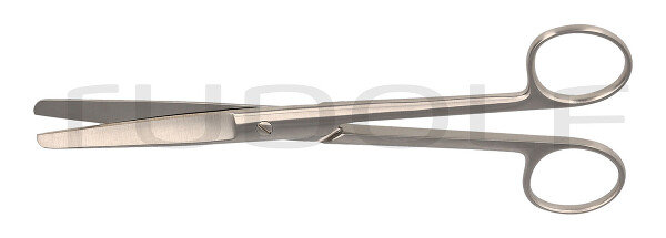 RU 1001-18 / Tijera Recta, R/R, 18,5 cm