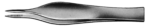 RU 4320-09 / Pinza Per Schegge Feilchenfeld, Retta 9,0 cm