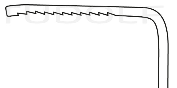 RU 4718-25 / Valva Central Henley 25x16 mm