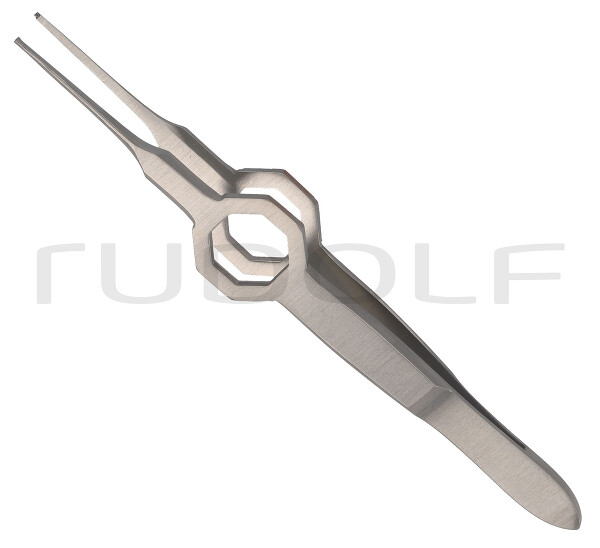 RU 9878-08 / Pinza Per Congiuntiva Foerster, 1x2Denti Retta, 8,5cm