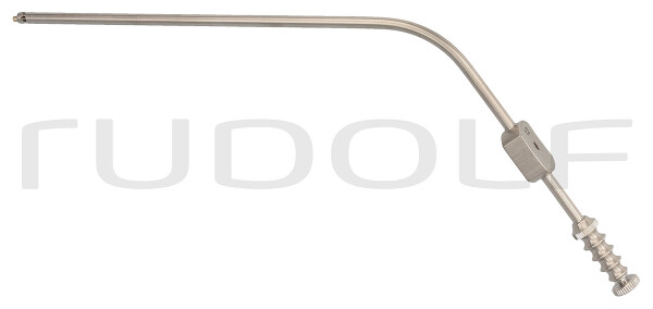 RU 6427-04 / Suction Tube MC Culloch, Ø4,0mm, 12Ch/Fr (Wl) 125 mm - 5", W. CUT-OFF and Stylet