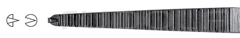 RU 3142-10 / Hemost. Fcps Hartmann, Str., 1x2T. 10 cm, 4"