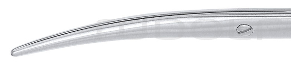 RU 1330-25 / Scissors Metzenb.-Fino, Bl/Bl, Cvd. 25 cm, 10"